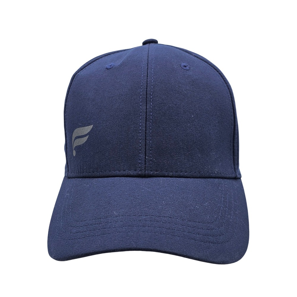 Fabletics The Fundamental Hat‎ Navy Blue Adjustable Running Cap Performance Mens